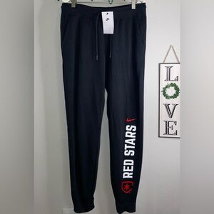 NIKE VARSITY FLEECE BLACK JOGGERS